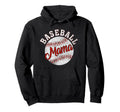 Baseball Mama Mom Mothers Day Hoodie - Casual Everyday Wear for Adults - T-Shirt, Sweatshirt, Hoodie