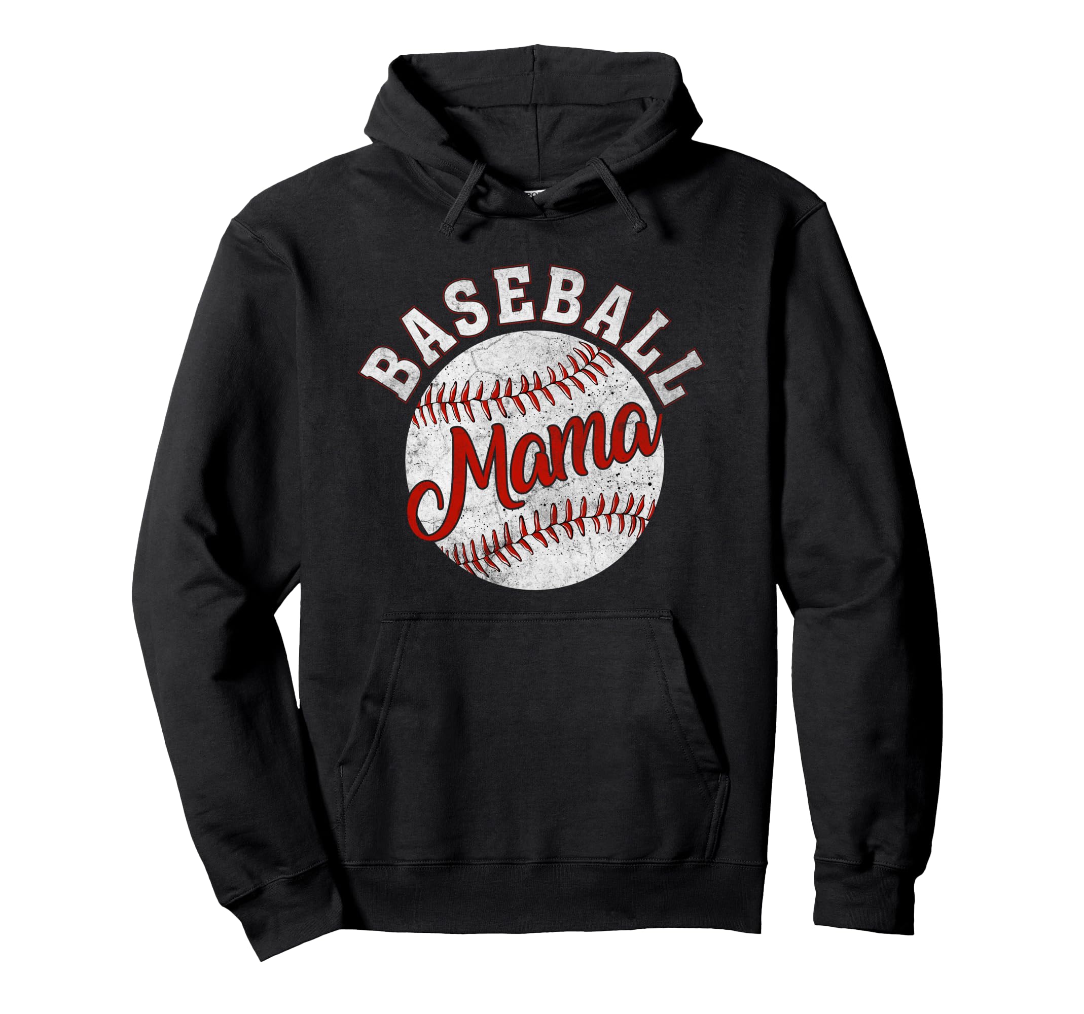 Baseball Mama Mom Mothers Day Hoodie - Casual Everyday Wear for Adults - T-Shirt, Sweatshirt, Hoodie