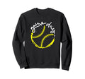 Game Day Baseball Life Softball Life Sweatshirt - Aesthetic Graphic Unisex - T-Shirt, Sweatshirt, Hoodie