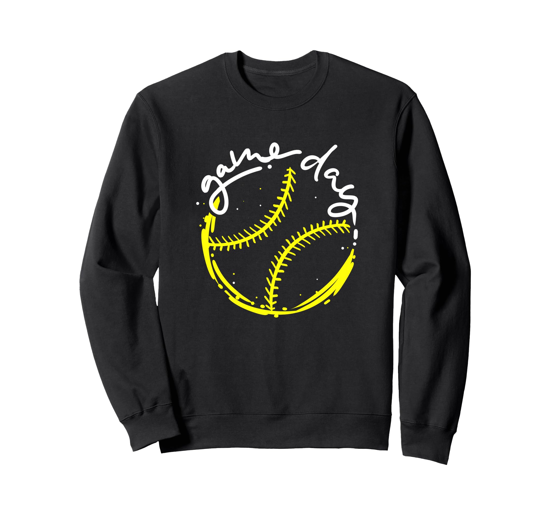 Game Day Baseball Life Softball Life Sweatshirt - Aesthetic Graphic Unisex - T-Shirt, Sweatshirt, Hoodie