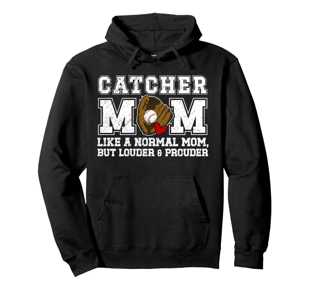 Baseball Catcher Mom Definition Hoodie - Unique Graphic for Adults - T-Shirt, Sweatshirt, Hoodie