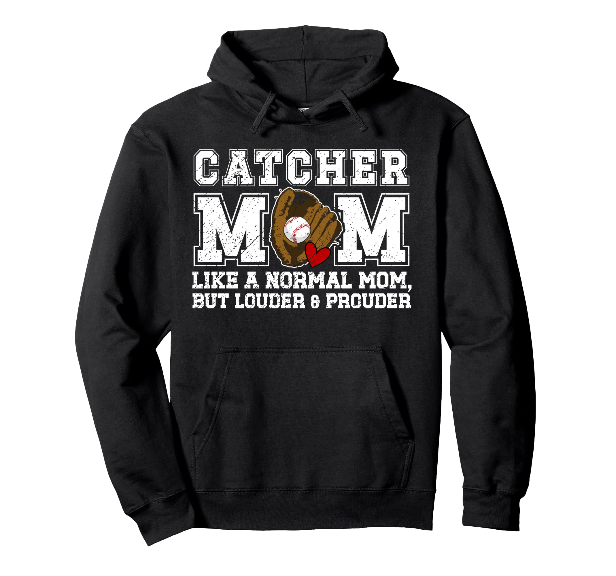 Baseball Catcher Mom Definition Hoodie - Unique Graphic for Adults - T-Shirt, Sweatshirt, Hoodie