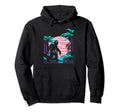 Bigfoot Vaporwave Aesthetic 90S Hoodie - Fun Novelty Design Unisex - T-Shirt, Sweatshirt, Hoodie