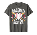 Funny Sister Baseball Sister T-Shirt - Custom Art Print for Adults - T-Shirt, Sweatshirt, Hoodie