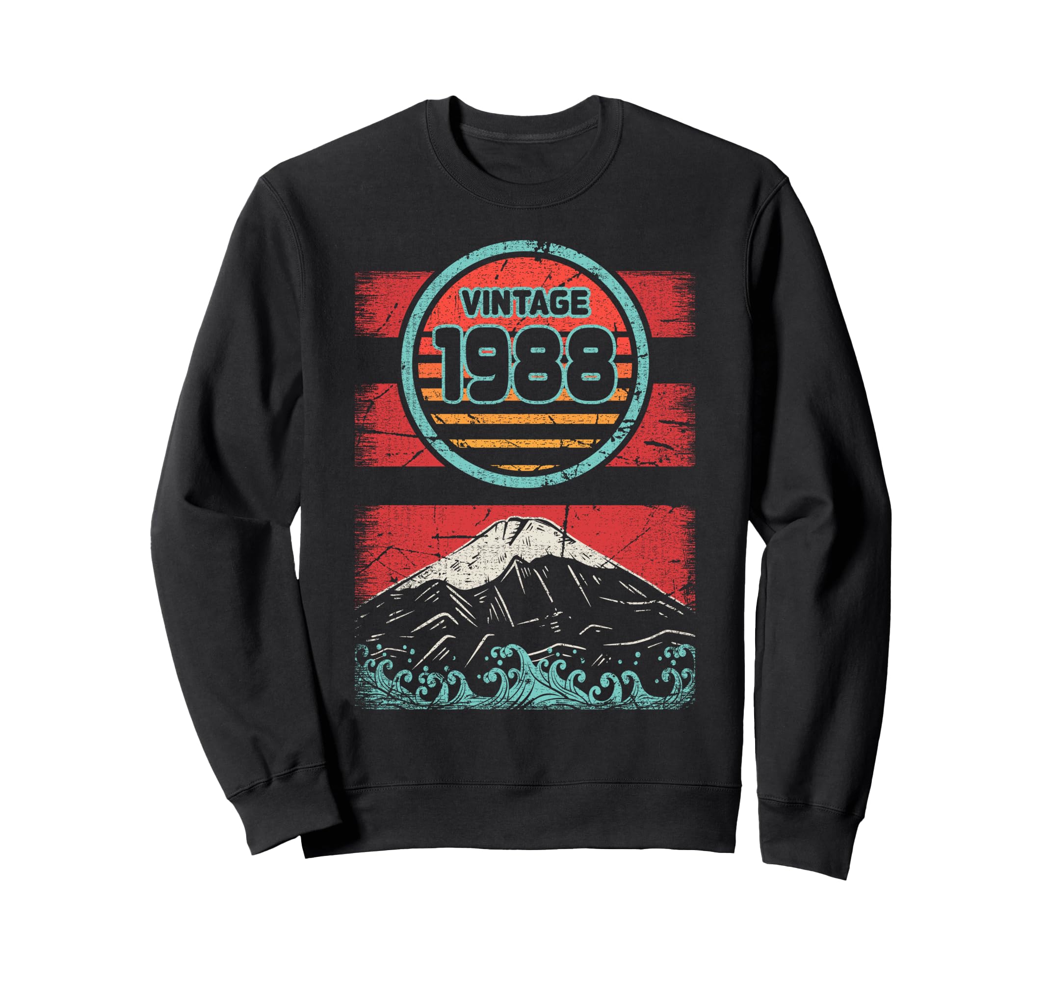 1988 Birthday Sunset Sweatshirt - Fun Novelty Design for Adults - T-Shirt, Sweatshirt, Hoodie
