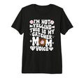 Catcher Mom Voice Baseball Catcher Mom T-Shirt - Trendy Graphic Men Women - T-Shirt, Sweatshirt, Hoodie