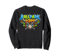 Ballpark Poppy Softball And Sweatshirt - Aesthetic Graphic Men Women - T-Shirt, Sweatshirt, Hoodie