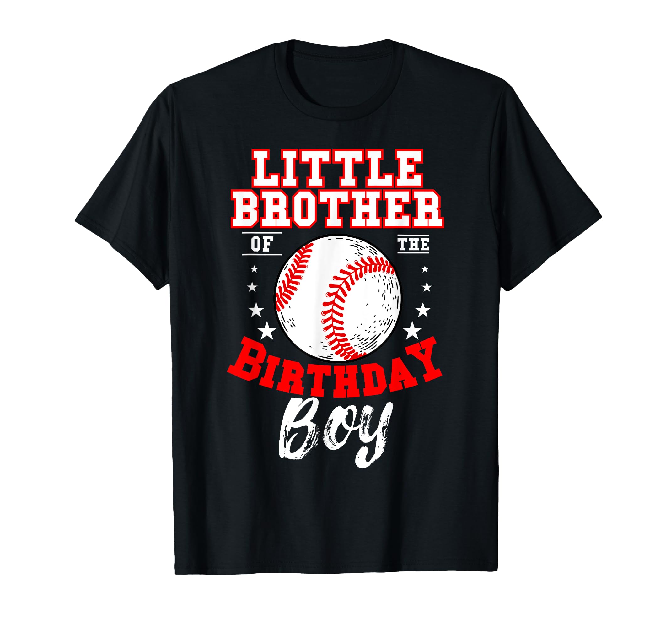 Little Brother Birthday Baseball T-Shirt - Aesthetic Graphic Men Women - T-Shirt, Sweatshirt, Hoodie