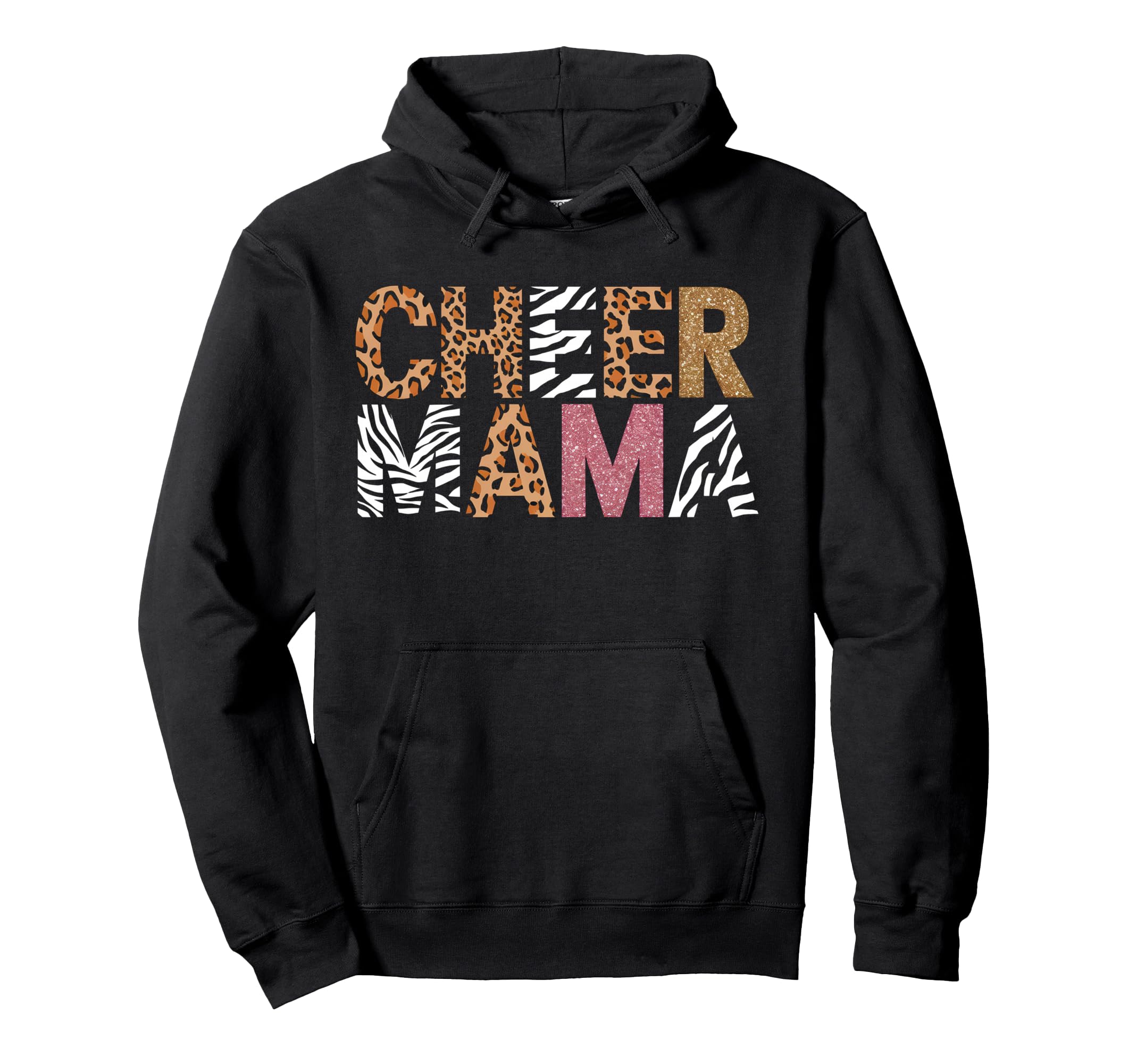Cheer Mom Mother Bow Cheerleader Game Day Hoodie - Minimalist Print Unisex - T-Shirt, Sweatshirt, Hoodie