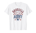 Baseball Aunt Checkered Trendy Baseball T-Shirt - Trendy Graphic Unisex - T-Shirt, Sweatshirt, Hoodie