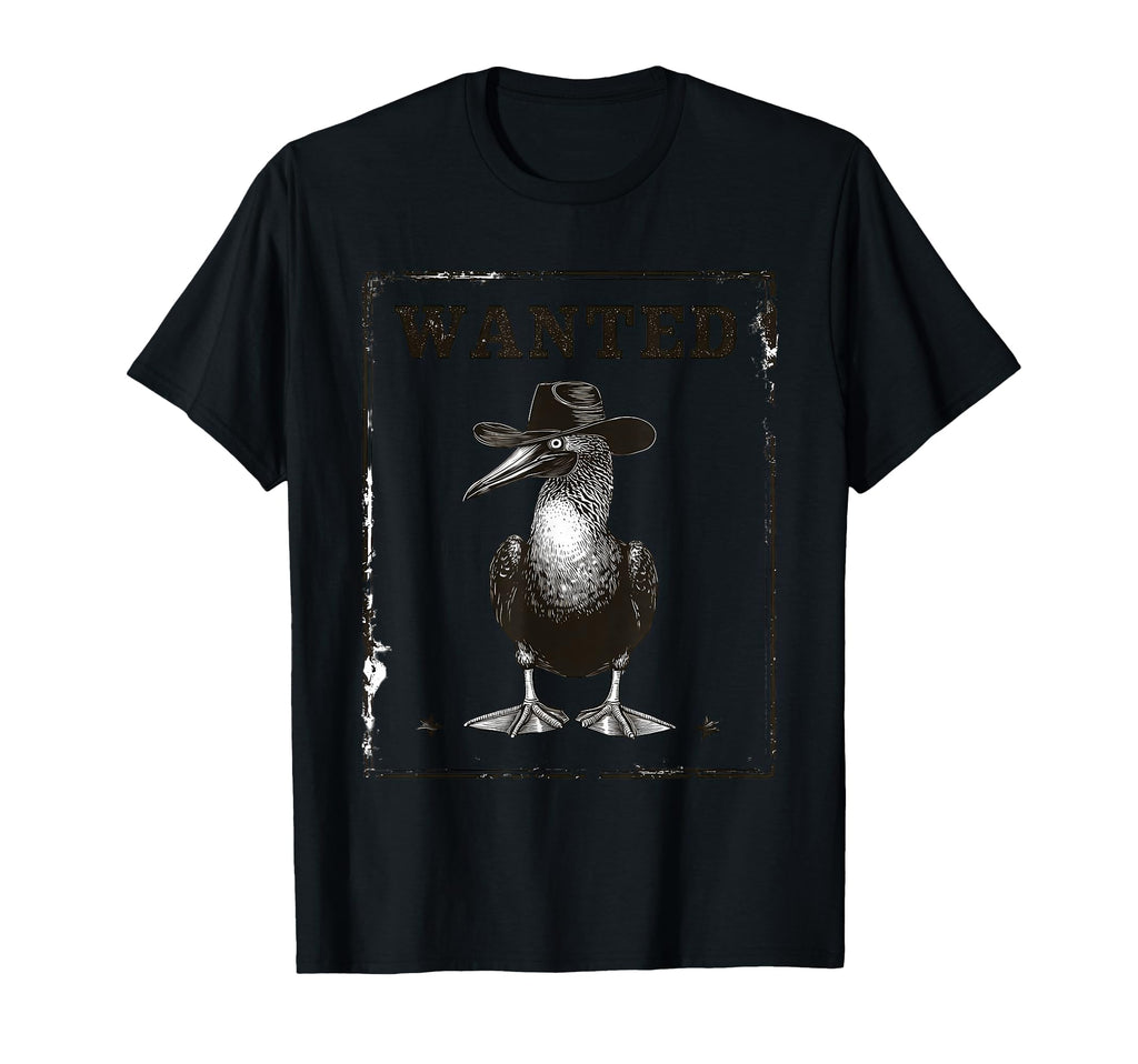 Blue Footed Booby Cowboy Cowgirl T-Shirt - Aesthetic Graphic for Adults - T-Shirt, Sweatshirt, Hoodie