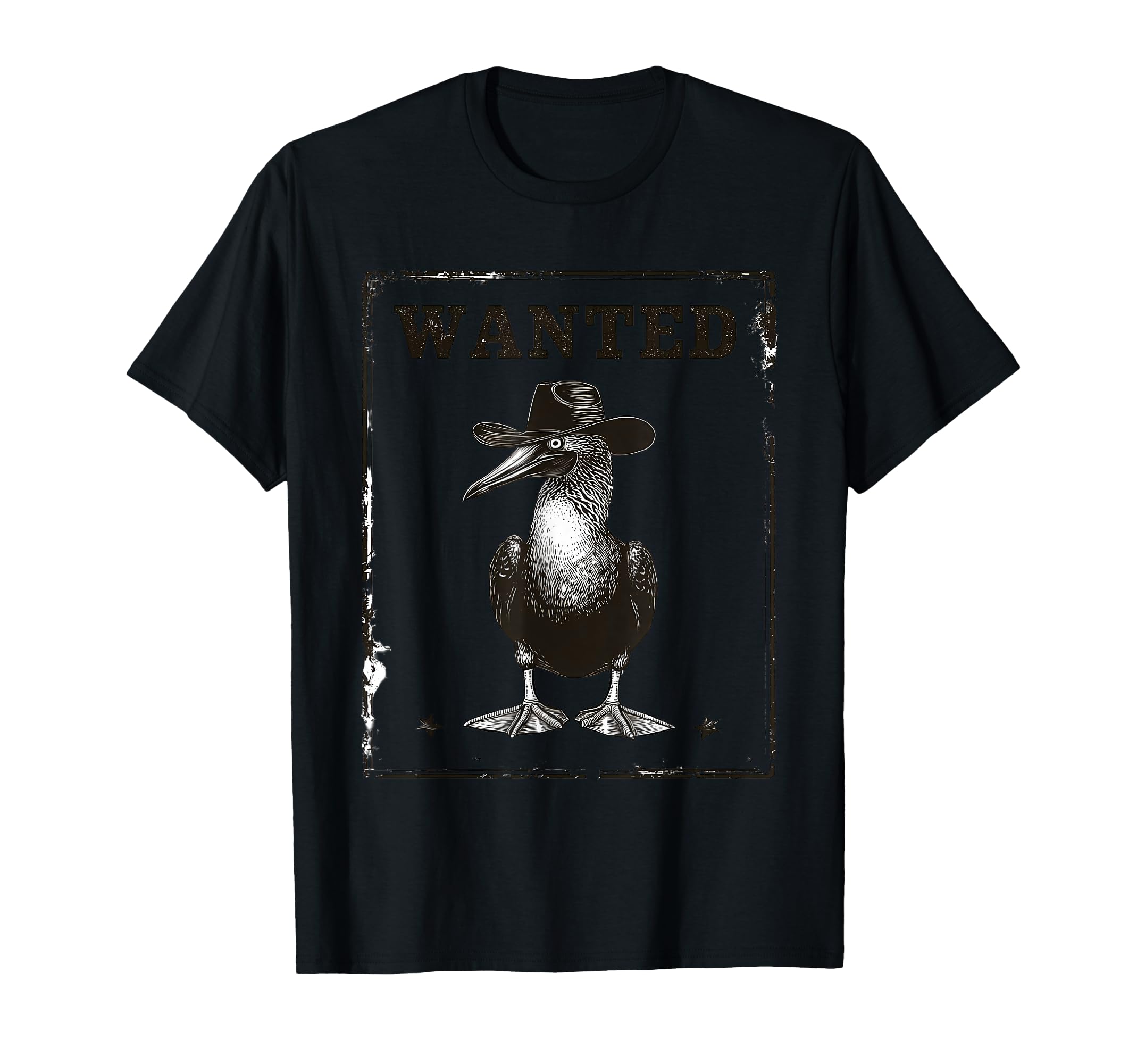 Blue Footed Booby Cowboy Cowgirl T-Shirt - Aesthetic Graphic for Adults - T-Shirt, Sweatshirt, Hoodie