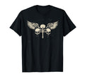 Y2K Grunge Skull Wings Gothic Emo Punk T-Shirt - Graphic Print Unisex - T-Shirt, Sweatshirt, Hoodie