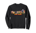 San Jose 8 Bit Video Arcade Gamer Sweatshirt - Custom Art Print Unisex - T-Shirt, Sweatshirt, Hoodie