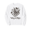 Boho Wildflowers Watercolor Floral Sweatshirt - Unique Graphic for Adults - T-Shirt, Sweatshirt, Hoodie