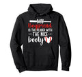 Baseball Girlfriend Funny Girlfriend Hoodie - Minimalist Print Men Women - T-Shirt, Sweatshirt, Hoodie