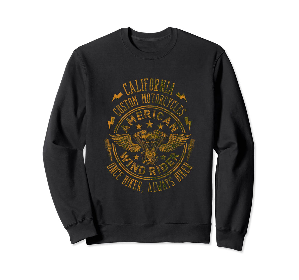 American Custom Motorcycles Sweatshirt - Streetwear Style Men Women - T-Shirt, Sweatshirt, Hoodie