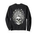 Skull Cat Skeleton Kitty Kitten Sweatshirt - Minimalist Print for Adults - T-Shirt, Sweatshirt, Hoodie