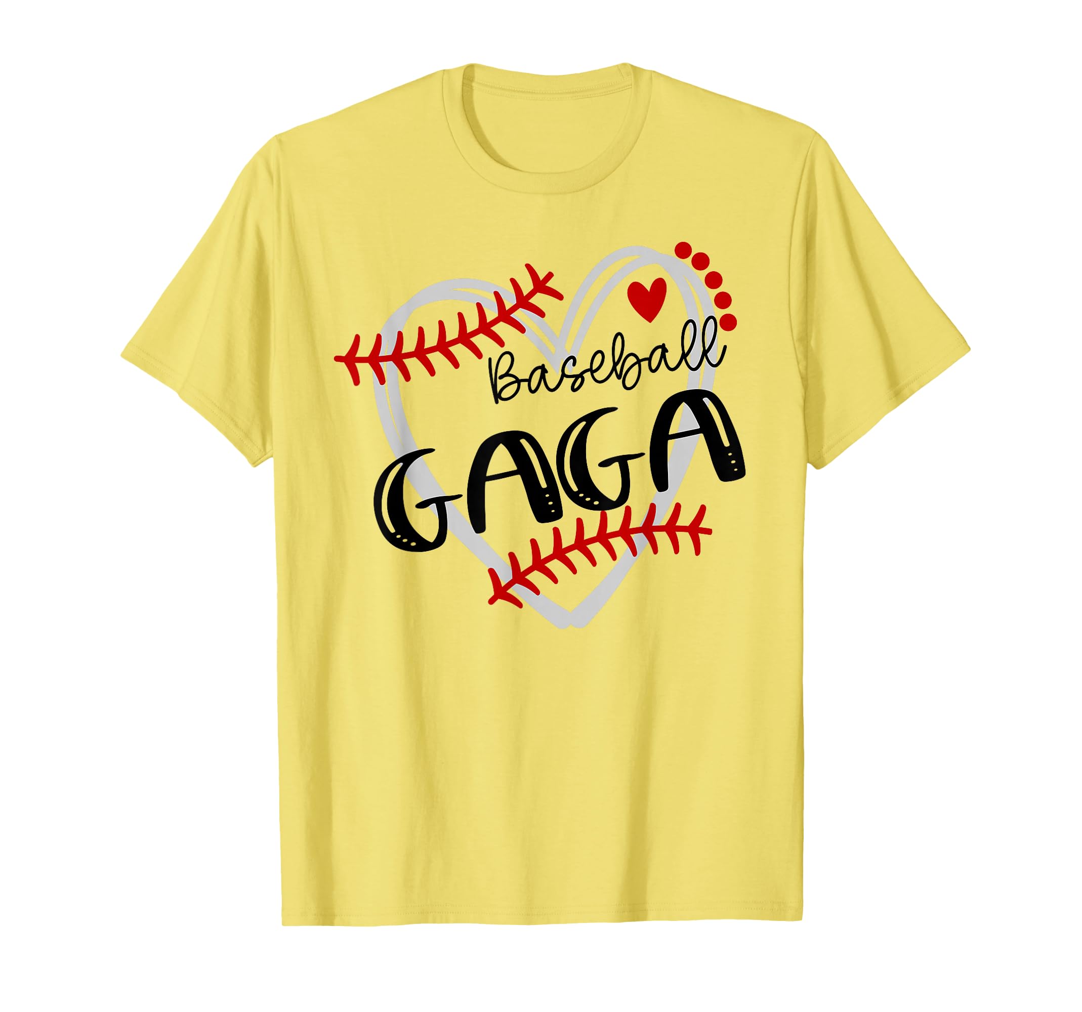 Personalized Baseball Heart Gaga T-Shirt - Casual Everyday Wear Unisex - T-Shirt, Sweatshirt, Hoodie