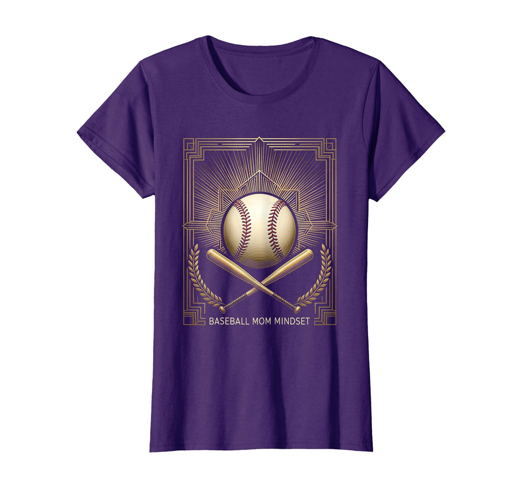 Baseball Mom Mindset Proud Sports Parent T-Shirt - Trendy Graphic Men Women - T-Shirt, Sweatshirt, Hoodie