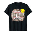 Softball Baseball Mom Leopard Mothers T-Shirt - Trendy Graphic Men Women - T-Shirt, Sweatshirt, Hoodie