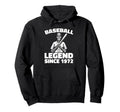 Born 1972 Baseballer Sport Player Hoodie - Aesthetic Graphic Men Women - T-Shirt, Sweatshirt, Hoodie