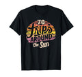 Seventy Trips Around Sun 70 Year Old T-Shirt - Aesthetic Graphic Men Women - T-Shirt, Sweatshirt, Hoodie