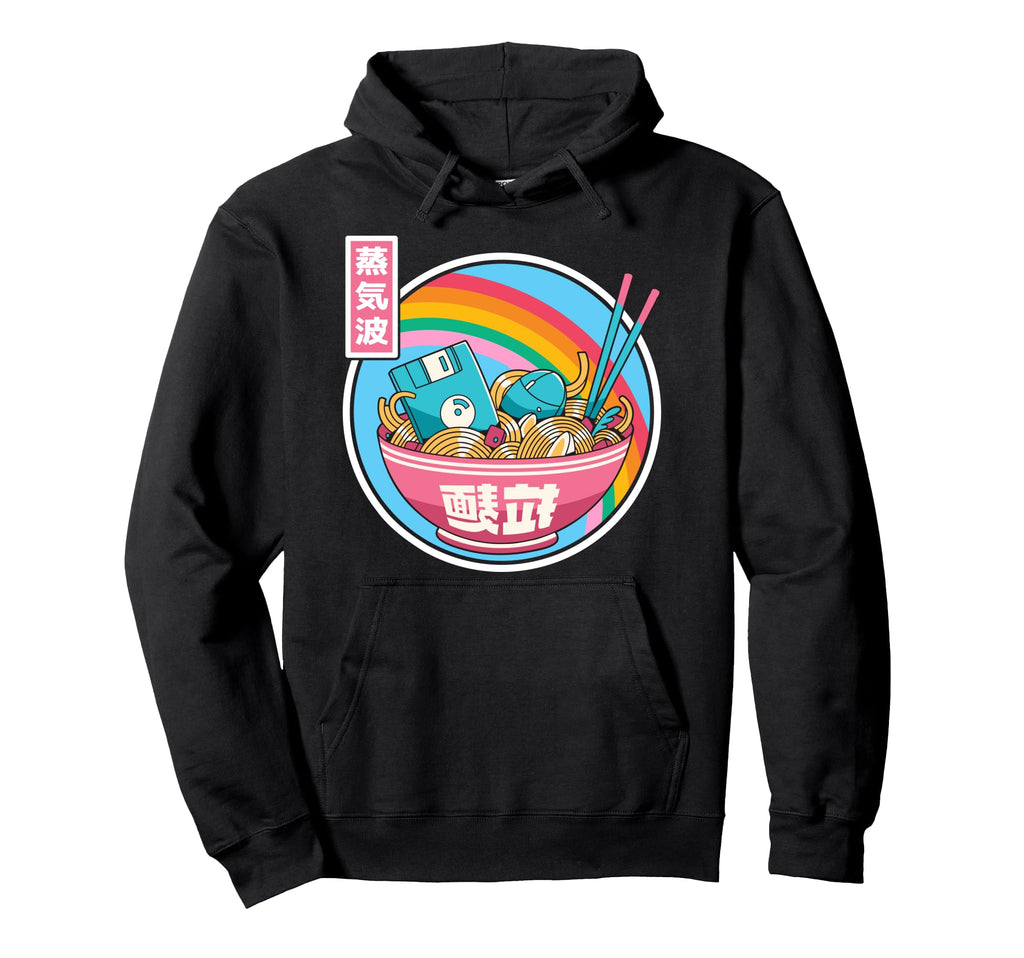 Digital Ramen Bowl Japan Pastel Otaku Hoodie - Streetwear Style Men Women - T-Shirt, Sweatshirt, Hoodie