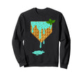 Home Plate Drip Mint Chocolate Chip Sweatshirt - Unique Graphic Men Women - T-Shirt, Sweatshirt, Hoodie
