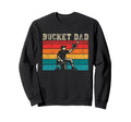 Bucket Dad Softball Dad Baseball Sweatshirt - Trendy Graphic Men Women - T-Shirt, Sweatshirt, Hoodie