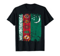Turkmenistan Flag Distressed T-Shirt - Trendy Graphic for Adults - T-Shirt, Sweatshirt, Hoodie