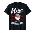 Nina Birthday Baseball Bday Party T-Shirt - Graphic Print Unisex - T-Shirt, Sweatshirt, Hoodie