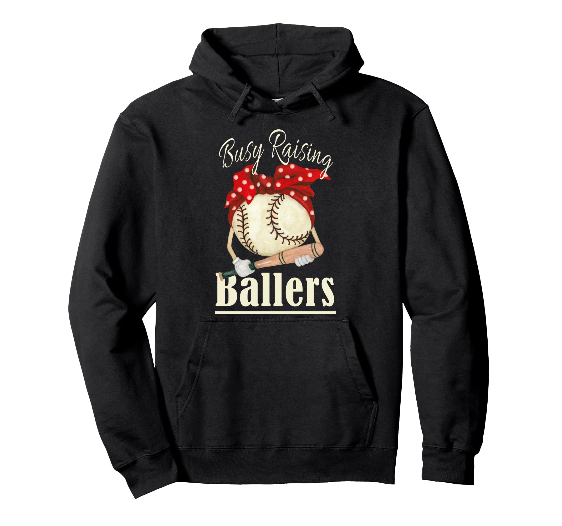 Womens Messy Bun Busy Raising Ballers Hoodie - Novelty Apparel Unisex - T-Shirt, Sweatshirt, Hoodie