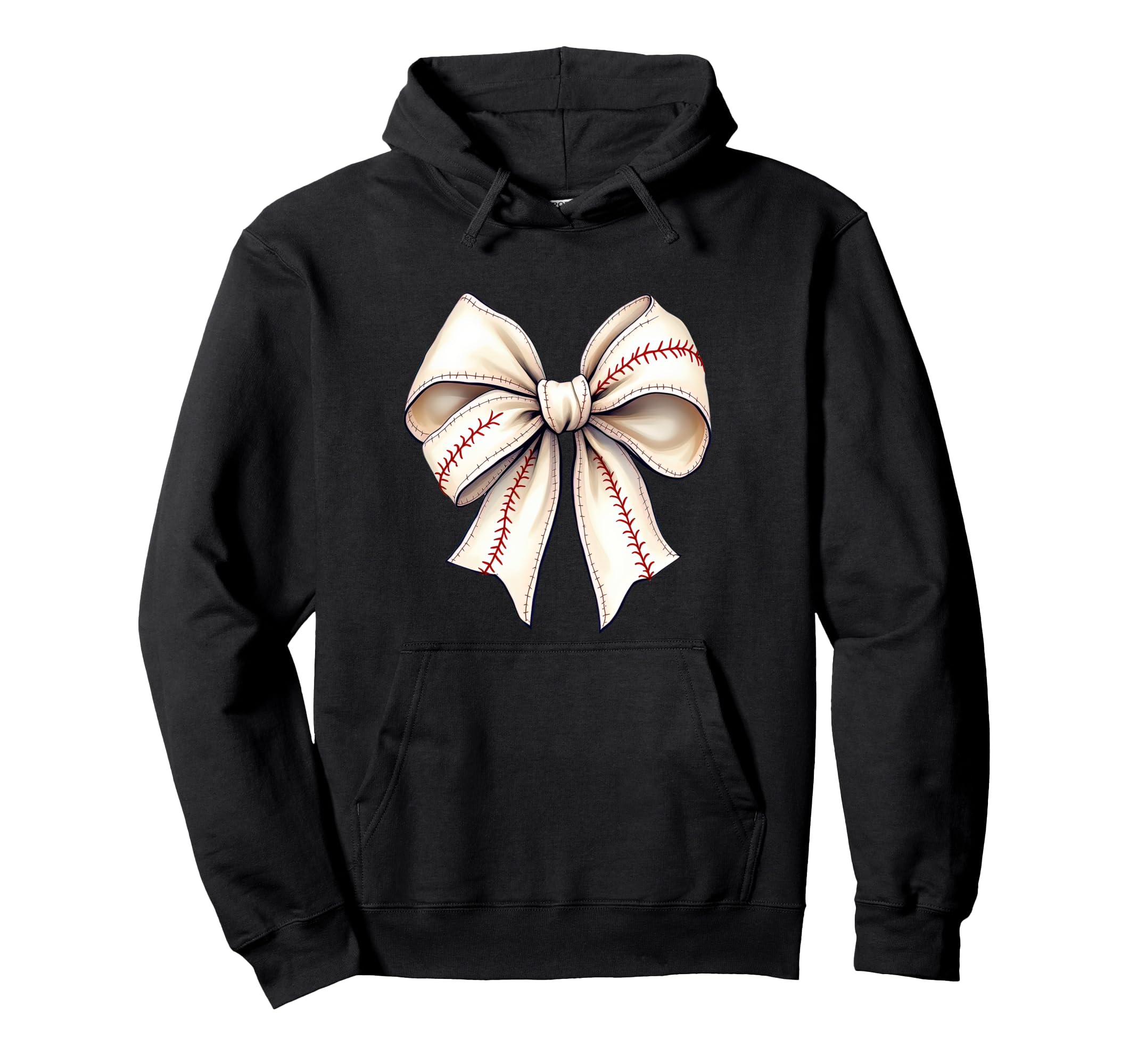 Baseball Coquette Bow Mom Baseball Mama Hoodie - Streetwear Style Men Women - T-Shirt, Sweatshirt, Hoodie