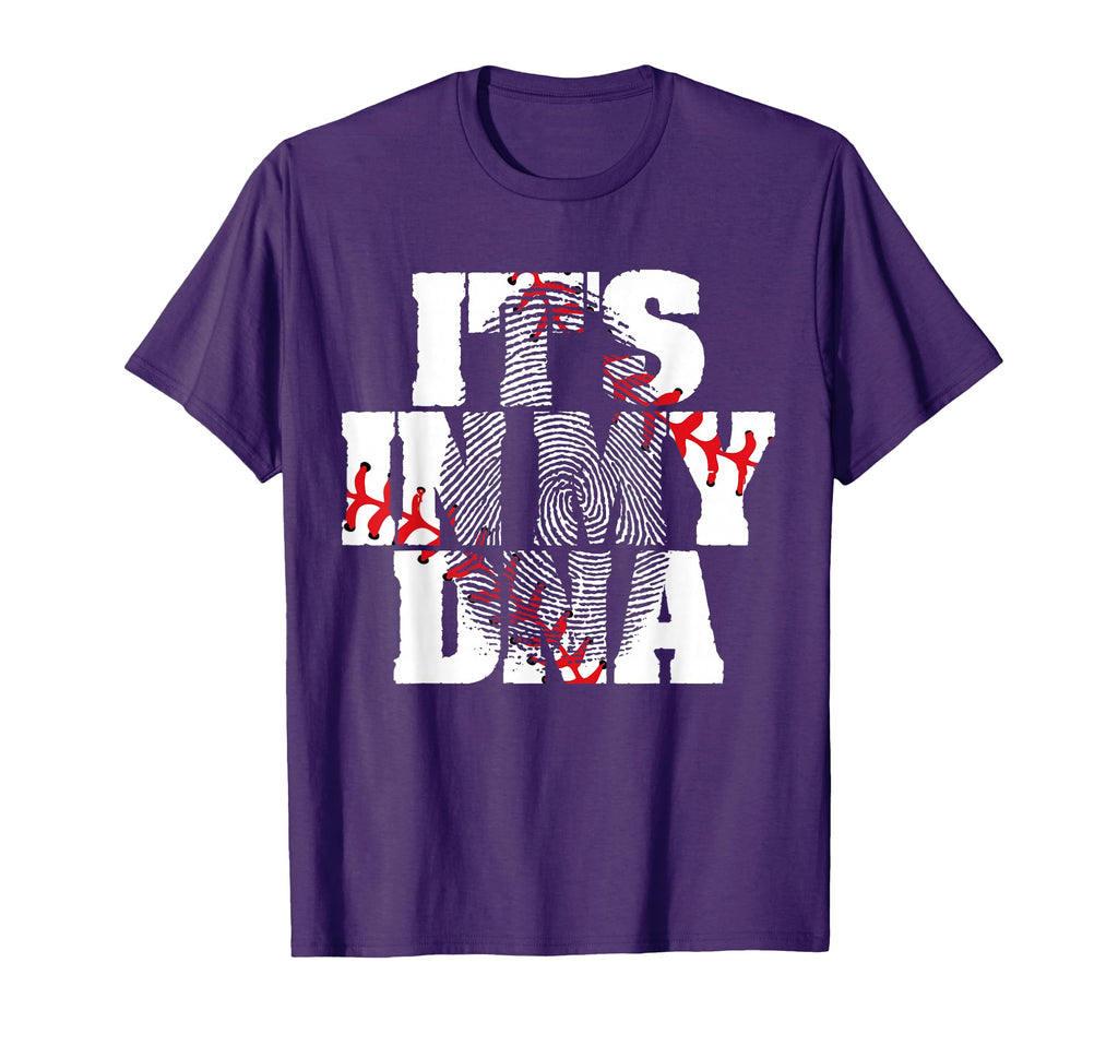 Its My Dna Baseball Fingerprint Team T-Shirt - Streetwear Style Men Women - T-Shirt, Sweatshirt, Hoodie