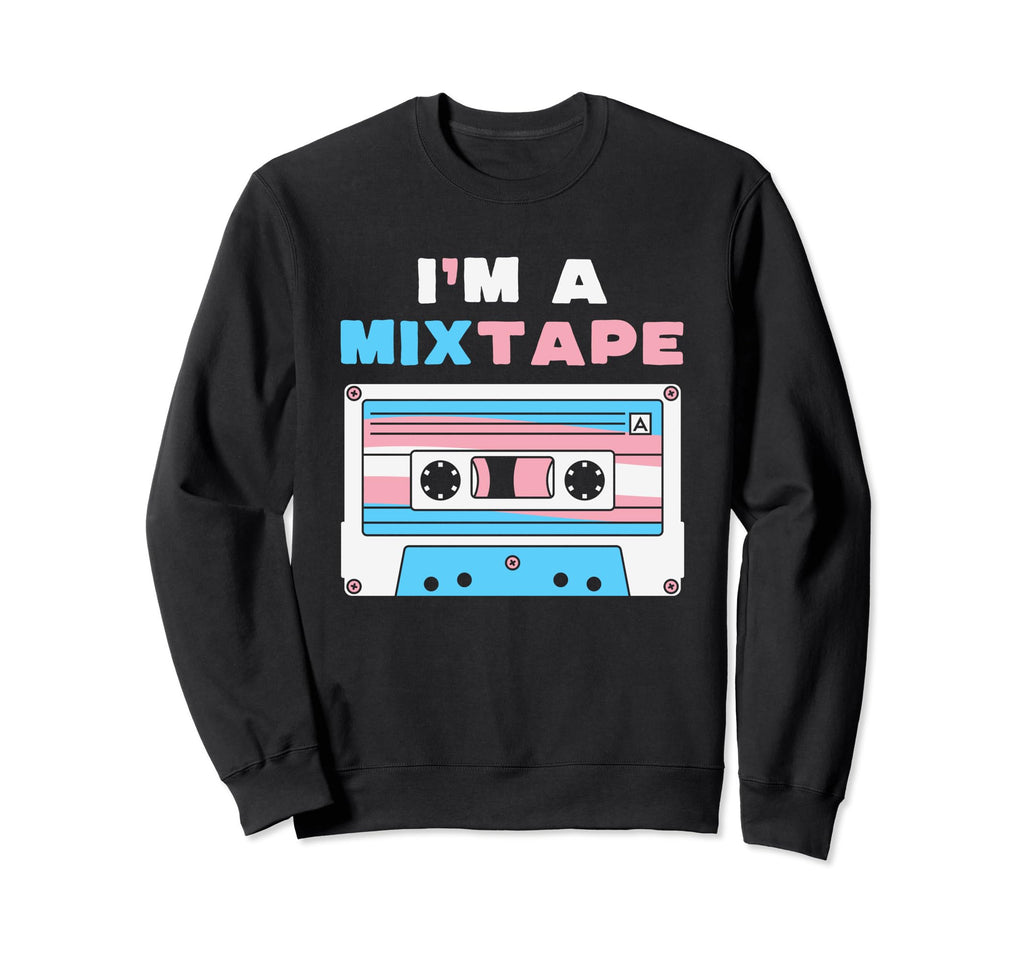Im Mixtape Transgender Flag Sweatshirt - Custom Art Print for Adults - T-Shirt, Sweatshirt, Hoodie