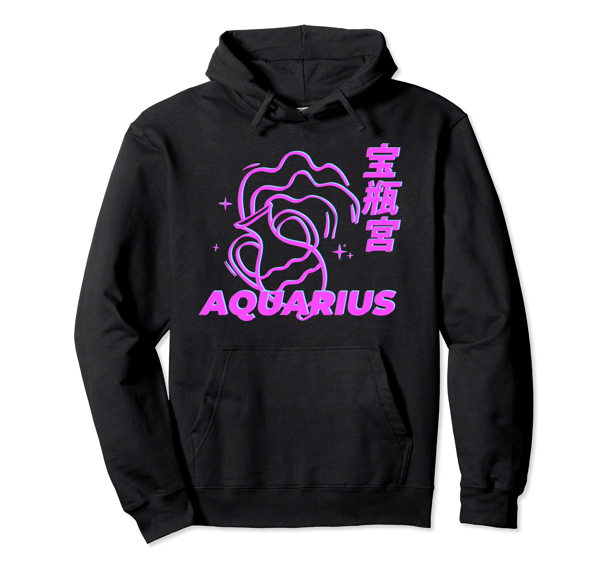 Japan Aesthetic Astrology Vaporwave Hoodie - Trendy Graphic Men Women - T-Shirt, Sweatshirt, Hoodie