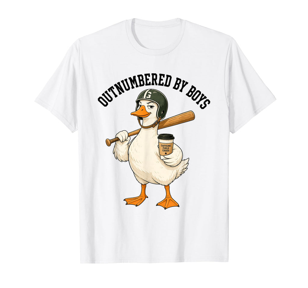 Outnumbered Funny Mom Goose T-Shirt - Casual Everyday Wear for Adults - T-Shirt, Sweatshirt, Hoodie