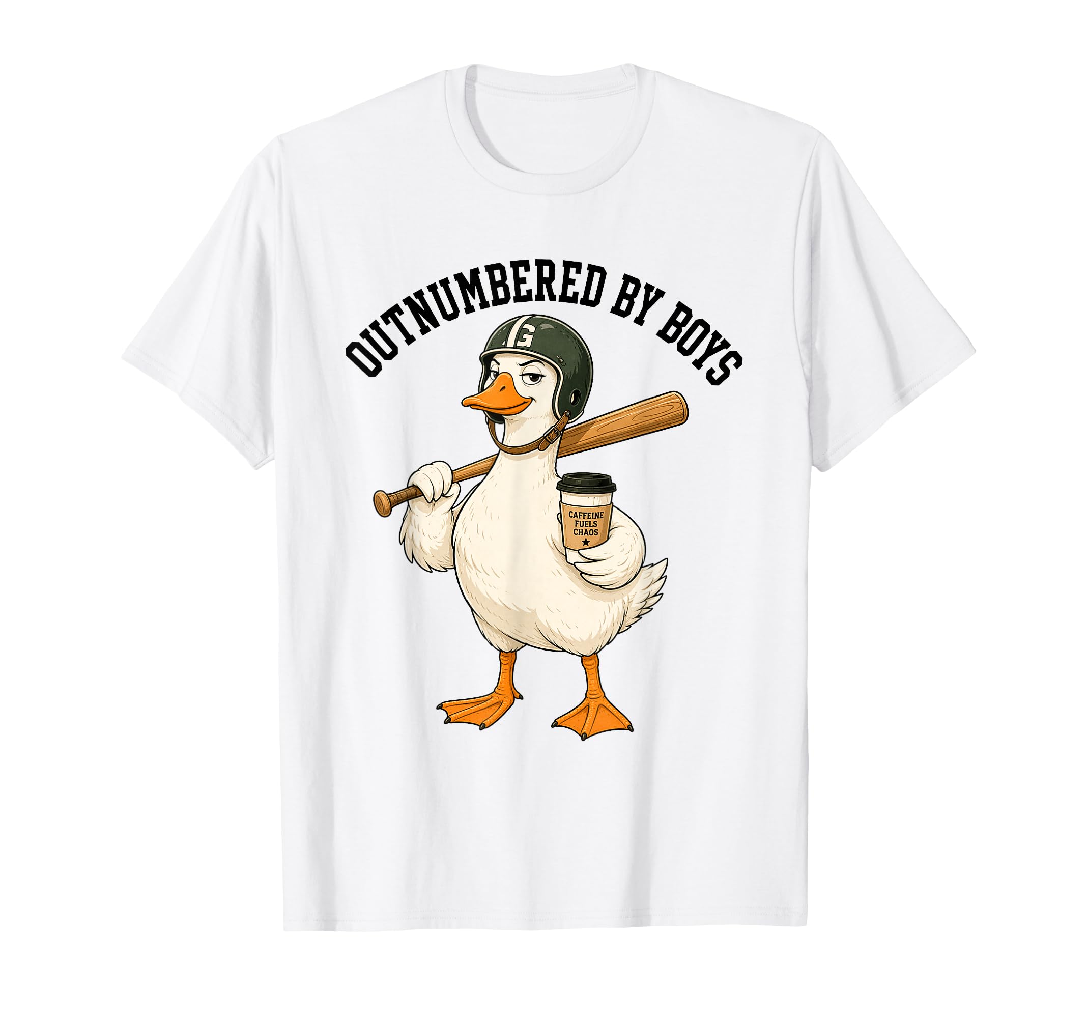 Outnumbered Funny Mom Goose T-Shirt - Casual Everyday Wear for Adults - T-Shirt, Sweatshirt, Hoodie