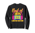 48Th Birthday Best 1975 Cassette Sweatshirt - Minimalist Print for Adults - T-Shirt, Sweatshirt, Hoodie