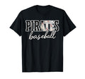 Pirates Baseball Mom Game Day School T-Shirt - Unique Graphic for Adults - T-Shirt, Sweatshirt, Hoodie