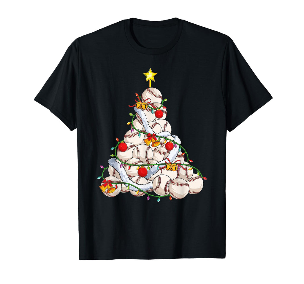 Baseball Tree Pajamas Player Coach T-Shirt - Custom Art Print Unisex - T-Shirt, Sweatshirt, Hoodie