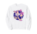 Funny Mushroom Lover Groovy Boho Sweatshirt - Custom Art Print Unisex - T-Shirt, Sweatshirt, Hoodie