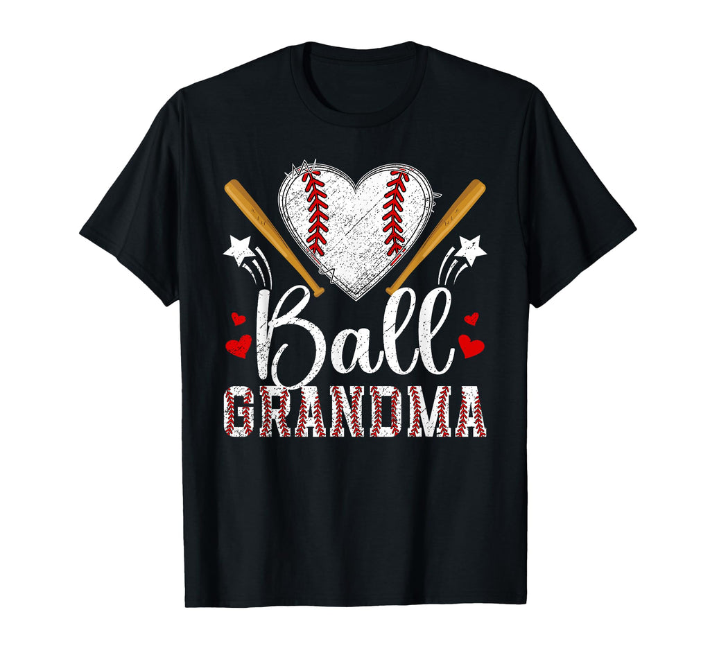 Ball Grandma Baseball Grandma T-Shirt - Aesthetic Graphic for Adults - T-Shirt, Sweatshirt, Hoodie