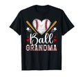 Ball Grandma Baseball Grandma T-Shirt - Aesthetic Graphic for Adults - T-Shirt, Sweatshirt, Hoodie