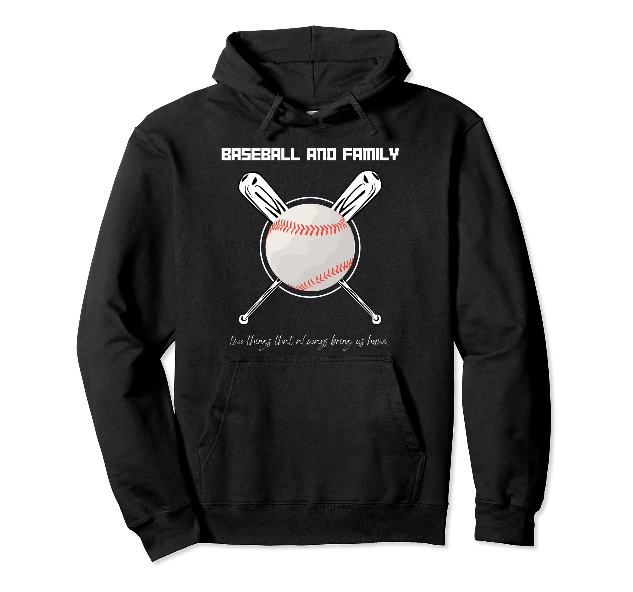 Baseball And Family Hoodie - Custom Art Print Unisex - T-Shirt, Sweatshirt, Hoodie