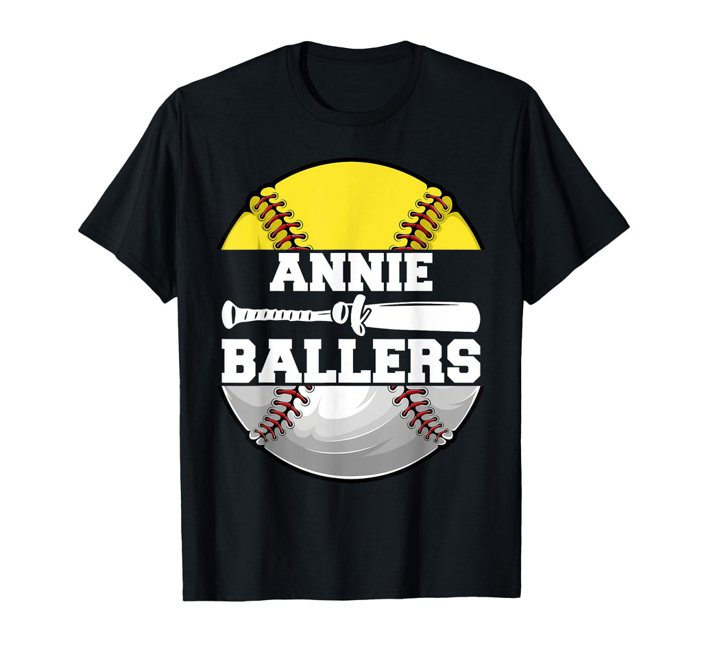 Annie Ballers Funny Softball Baseball T-Shirt - Minimalist Print Men Women - T-Shirt, Sweatshirt, Hoodie