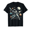 Baseball Astronaut Astronomer T-Shirt - Custom Art Print for Adults - T-Shirt, Sweatshirt, Hoodie