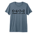 Double Play 6 4 3 2 Baseball Math T-Shirt - Unique Graphic for Adults - T-Shirt, Sweatshirt, Hoodie