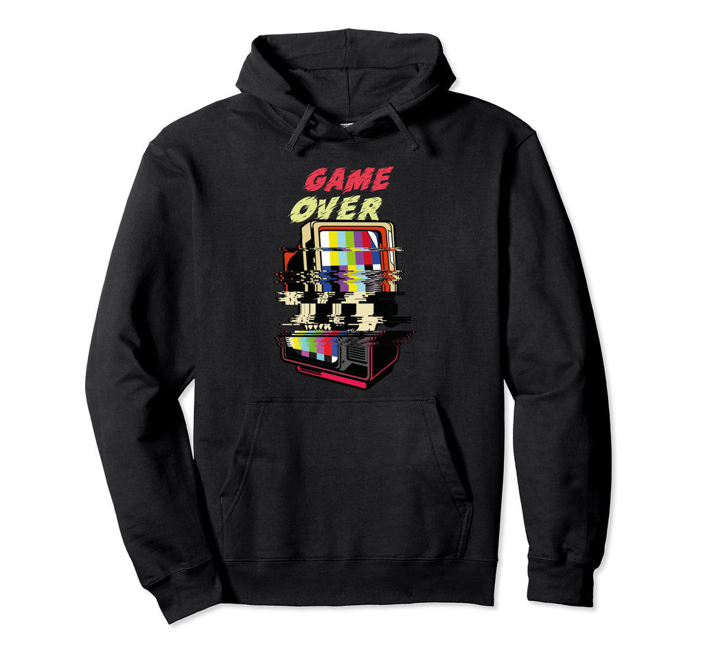 Vaporwave Aesthetic 80S Glitch Horror Hoodie - Unique Graphic Men Women - T-Shirt, Sweatshirt, Hoodie